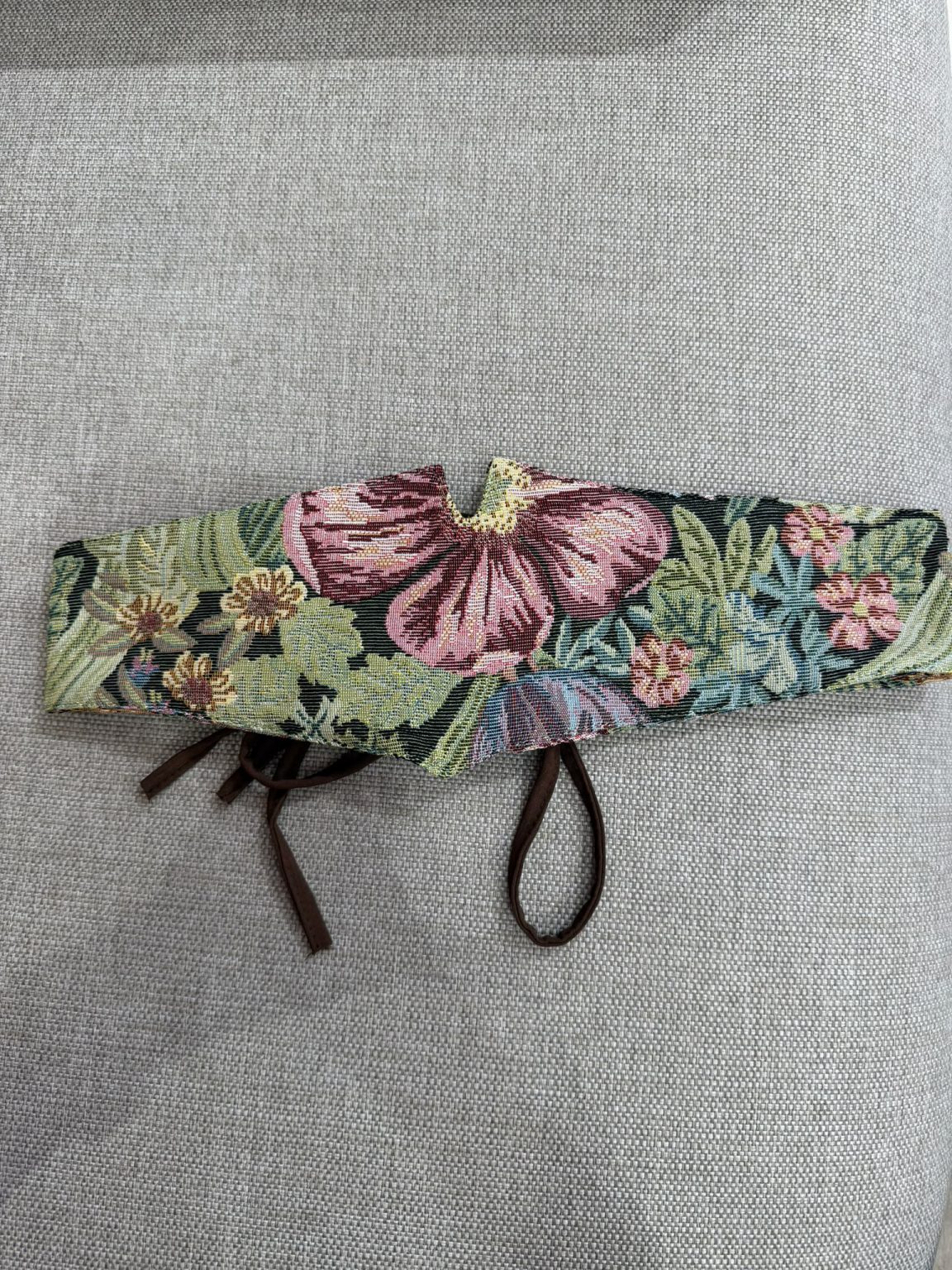 Fajín floral de inspiración vintage